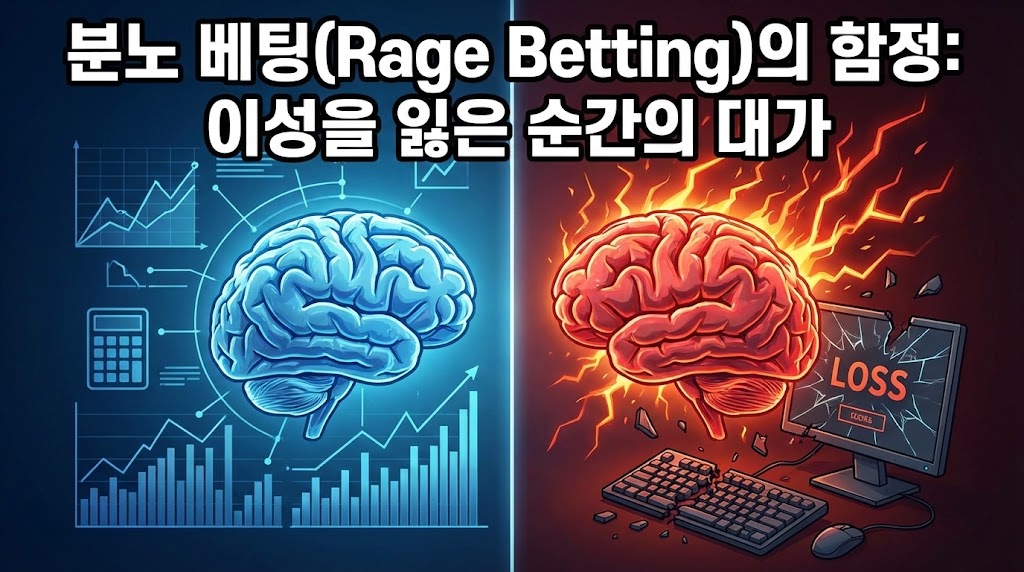 분노 베팅(Tilt) 멈추는 법: 뇌과학으로 본 도파민과 손절의 기술